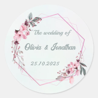 wedding sticker