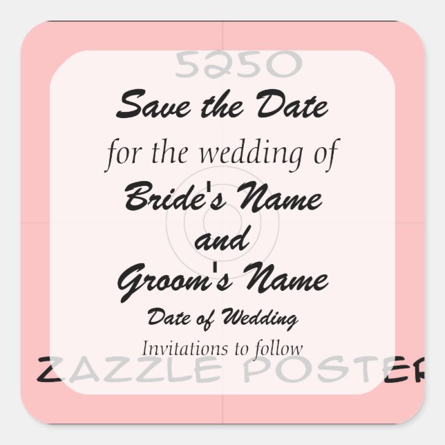 Wedding - Sticker - Round (Front)
