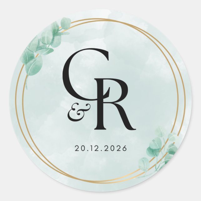 Wedding Stickers & Labels  (Front)
