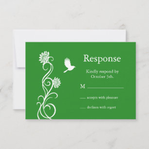 Wedding Succulents RSVP Card
