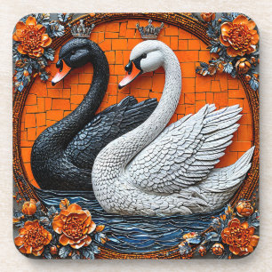 Wedding Swans Coaster