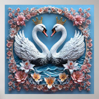 Wedding Swans Love Celebration Romantic Nature 🦢