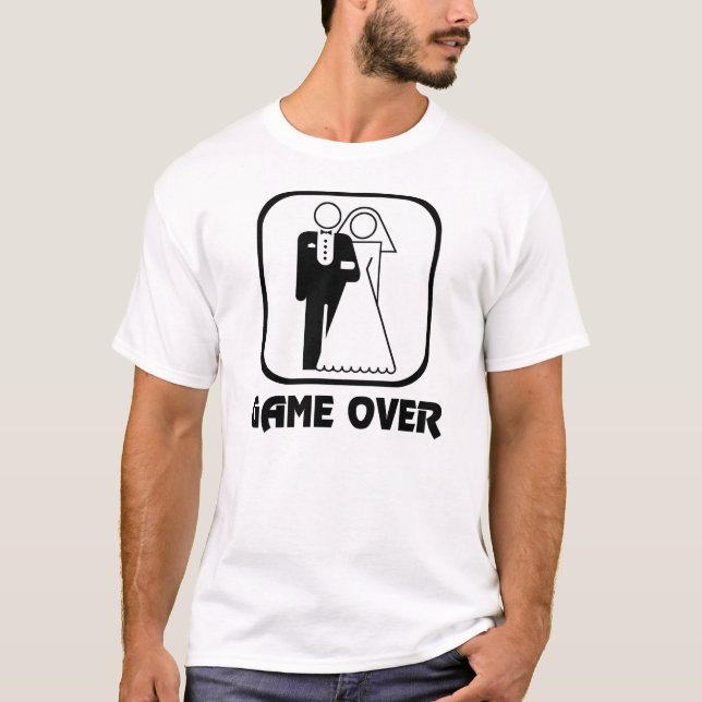 Wedding Symbol Game Over T-Shirt (Front)