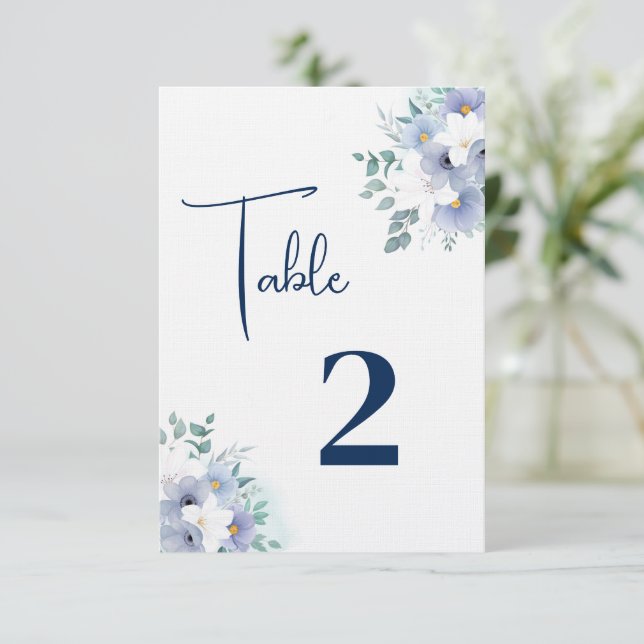 Wedding Table Card-Linen  Thank You Card (Standing Front)