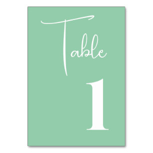 Wedding Table Cards