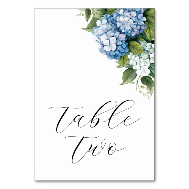 Wedding Table Cards (Front)