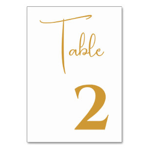 Wedding Table Cards