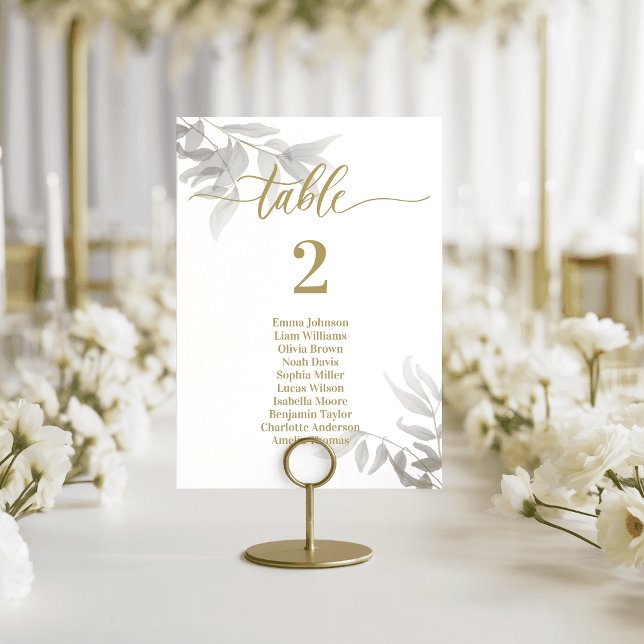 Wedding Table Cards Emerald Green (Modern Black Gold Wedding Table Cards Seating Plan)