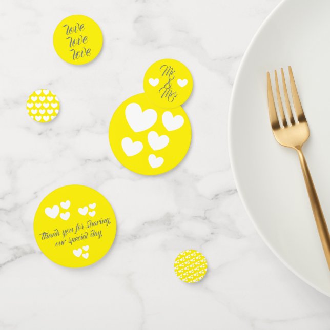 Wedding Table Confetti by dalDesignNZ (Group)