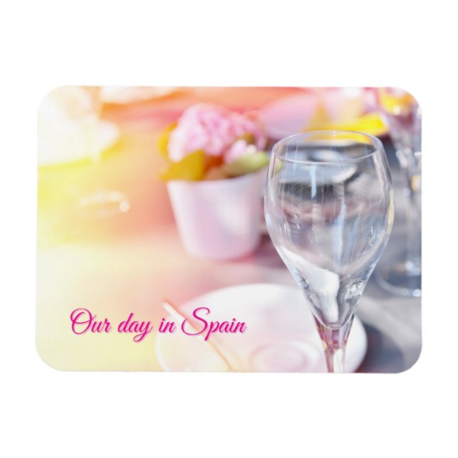 Wedding table magnet (Horizontal)