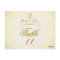Wedding Table Number Card Vintage Parchment Paper