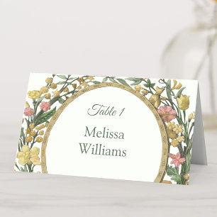 Wedding Table Number Seating Place Card