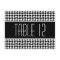 Wedding Table Number Sign HOUNDSTOOTH