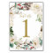 Wedding Table Number | Woodsy Holiday Wreath