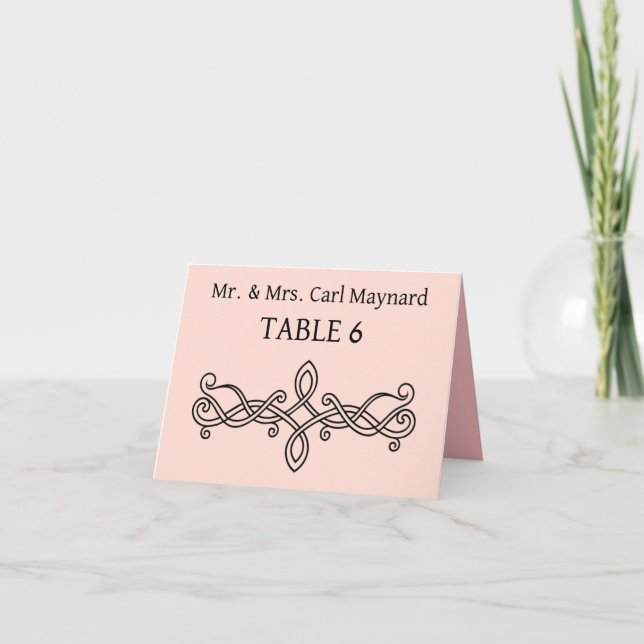 Wedding table signs Placecards Card (Front)