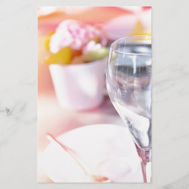 Wedding table stationery (Front)