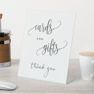 Wedding Tabletop Cards & Gifts Sign