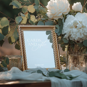 Wedding Take a Gifts Sign Script Window Cling