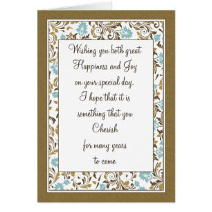 Wedding Tan & Blue Marble