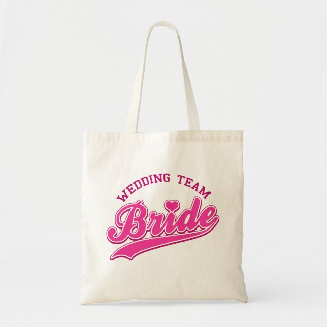 WEDDING TEAM BRIDE - bag (Front)