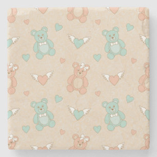 Wedding-teddies Stone Coaster