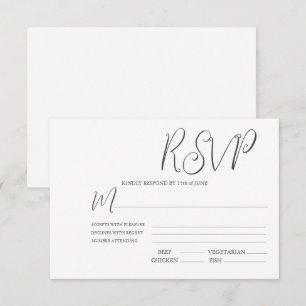 Wedding Template RSVP