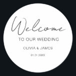 Wedding Thank Anniversary Engagements and Events Classic Round Sticker<br><div class="desc">Wedding Thank Anniversary Engagements and Events</div>