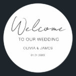 Wedding Thank Anniversary Engagements and Events Classic Round Sticker<br><div class="desc">Wedding Thank Anniversary Engagements and Events</div>