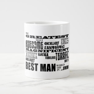 Wedding Thank You Best Men : Greatest Best Man Large Coffee Mug
