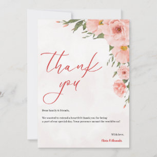 Wedding Thank You Card