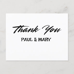 Wedding Thank You Card