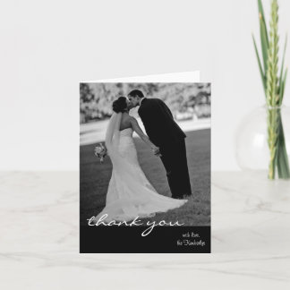 wedding thank you card