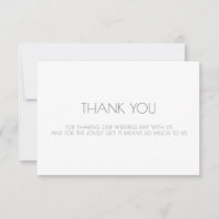 Wedding Thank You