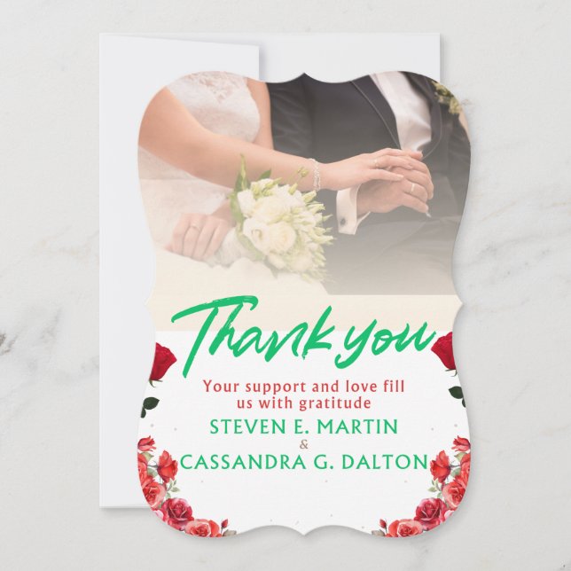 Wedding Thank you Cards (Front)