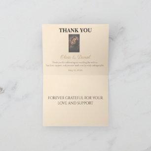 Wedding Thank You Cards Elegant Gratitude Notes