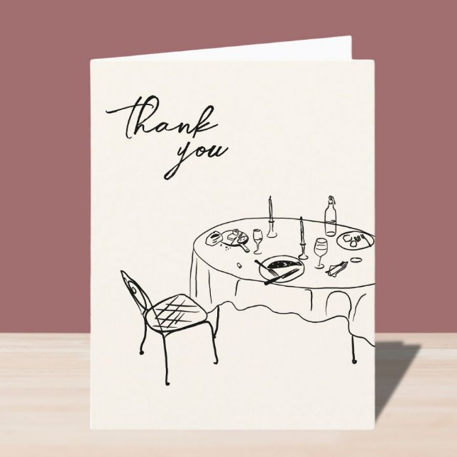 Wedding Thank You Cards with After-Party Table (Creator Uploaded)