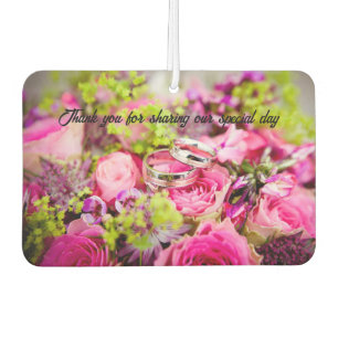 Wedding Thank You Favor Car Air Freshener