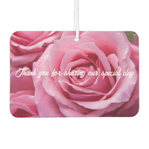 Wedding Thank You Favour Car Air Freshener