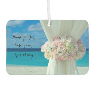 Wedding Thank You Favour Car Air Freshener