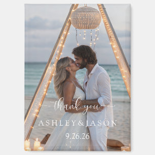 Wedding Thank You Magnet