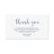 Wedding Thank you, Minimal design, Navy blue font