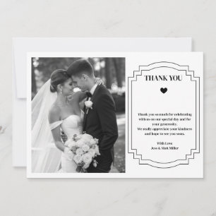Wedding Thank You Note Card