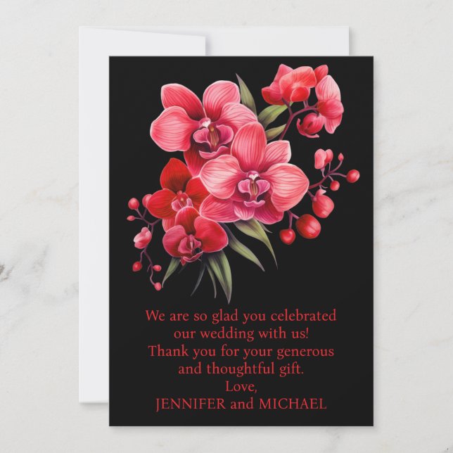 Wedding Thank You Note Card (Front)
