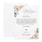 Wedding Thank You Note, In Lieu Of Favor Cards