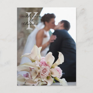Wedding Thank You Note Postcard
