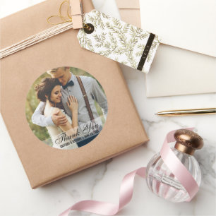 Wedding Thank You Photo Favour Stickers R