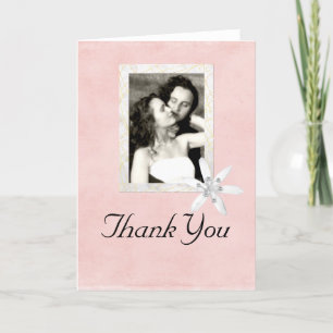 Wedding Thank You Photo Frame Card
