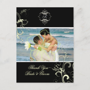 Wedding Thank You Photo postcards, Postcard