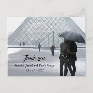Wedding Thank You Postcard
