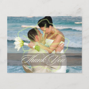 Wedding Thank you postcards insert your photos